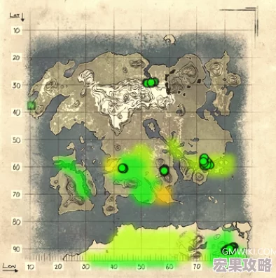 方舟生存进化探索：三大泰坦生物现身的具体地图揭秘指南