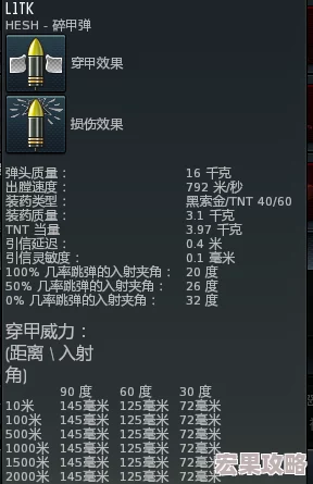 战争雷霆游戏中59式坦克专属炮弹性能与用途全面概览